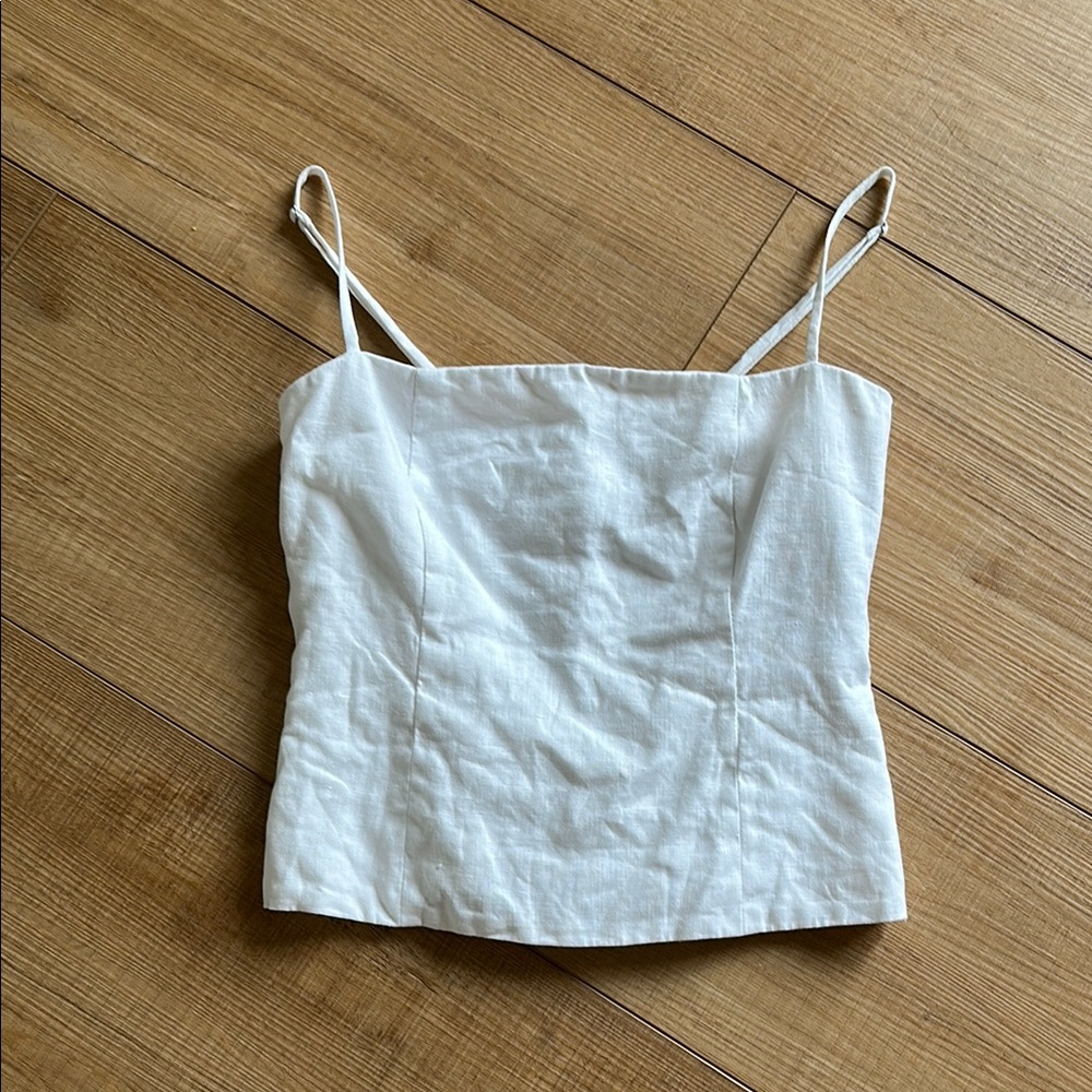 Reformation Overland Linen Top